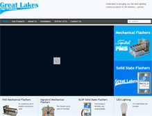 Tablet Screenshot of greatlakessignproducts.com